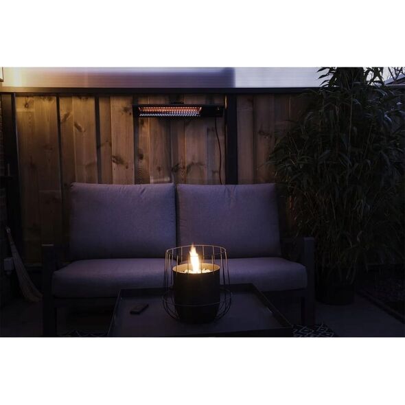 Sunred SUNRED | Heater | PRO25W-SMART, Triangle Dark Smart Wall | Infrared | 2500 W | Number of power levels | Suitable for rooms up to m² | Black | IP55