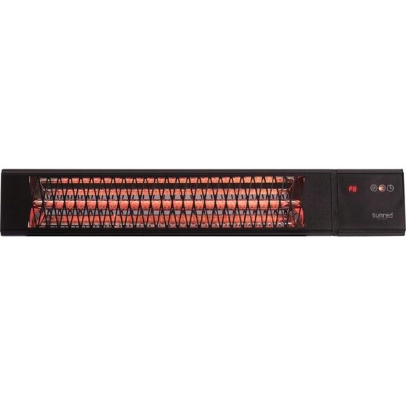 Sunred SUNRED | Heater | PRO25W-SMART, Triangle Dark Smart Wall | Infrared | 2500 W | Number of power levels | Suitable for rooms up to m² | Black | IP55