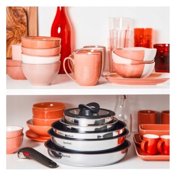 Tefal Tefal L897S574 Pots and Pans Set Ingenio Emotion, 5 pcs, Stainless steel | TEFAL