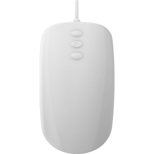 Mysz Cherry CHERRY Mouse AK-PMH3 Medical 3-Button Scroll corded sealed white IP68 kabelgebunden, 3-Button-Scroll-Steuerung, IP68