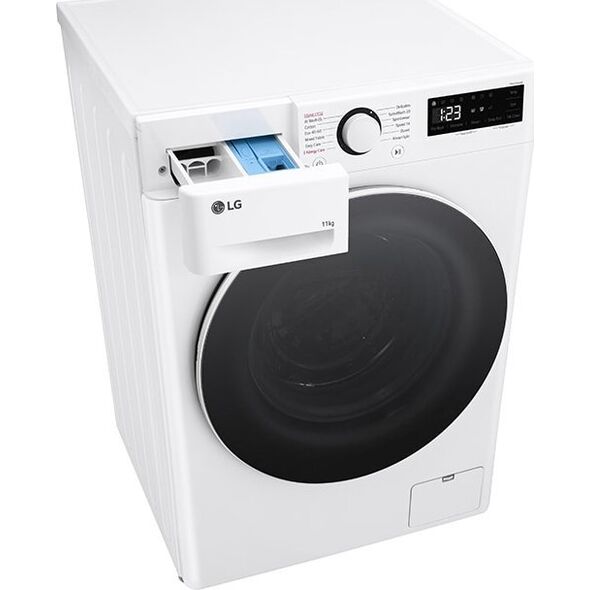 Pralka LG LG | F4WR511S0W | Washing Machine | Energy efficiency class A | Front loading | Washing capacity 11 kg | 1400 RPM | Depth 56.5 cm | Width 60 cm | Display | LED | Steam function | Direct drive | White