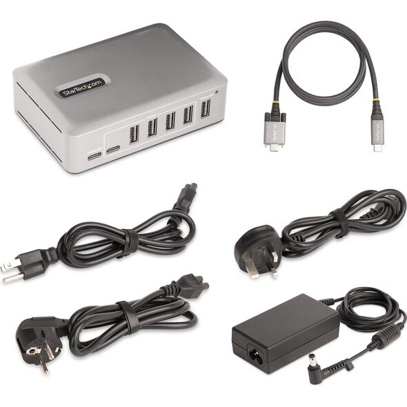 HUB USB StarTech USB Hub StarTech 7-Port USB-C Netzteil 10Gbps