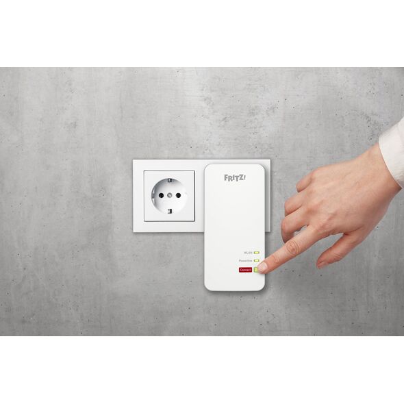 Adapter powerline AVM AVM FRITZ!Powerline 1240 AX WLAN Set Gigabit-Powerline und WiFi 6 energiesparend