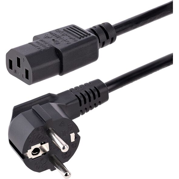 Kabel zasilający StarTech Cable StarTech EU Shuko to C13 3m Black