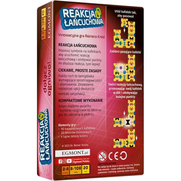 Egmont Gra Reakcja Łańcuchowa