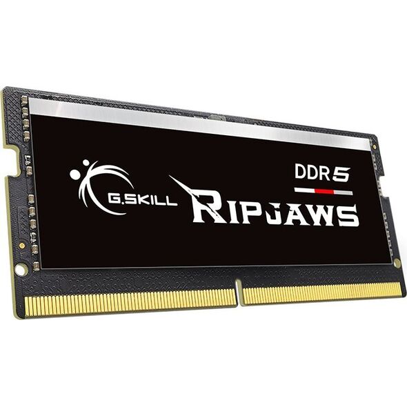 Pamięć do laptopa G.Skill G.Skill DDR5 - 32GB - 5600 - CL - 46 (1x 32 GB) , Single (black, F5-5600S4645A32GX1-RS, Ripjaws , INTEL XMP)