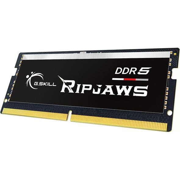 Pamięć do laptopa G.Skill G.Skill DDR5 - 32GB - 5600 - CL - 46 (1x 32 GB) , Single (black, F5-5600S4645A32GX1-RS, Ripjaws , INTEL XMP)