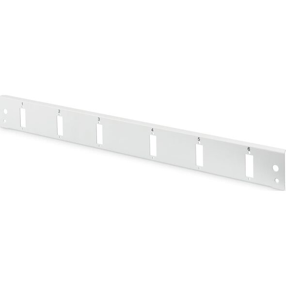 Digitus Digitus Płyta czołowa do światłowodowego panelu krosowego 6x SC duplex 1U (do DN-96200-QL), szary