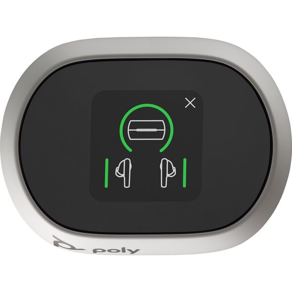 Słuchawki Poly  Voyager Free 60+ UC Białe +BT700 USB-A Adapter +Touchscreen Charge Case (7Y8G5AA)