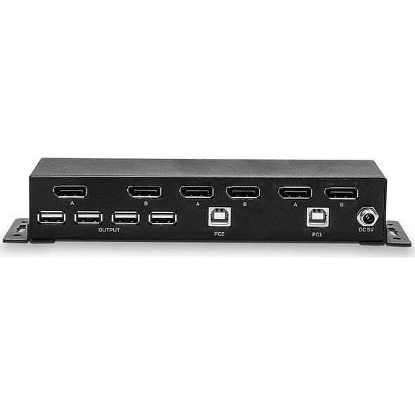 Adapter USB Lindy Adap Lindy KVM, Audio, USB Switch 2-port