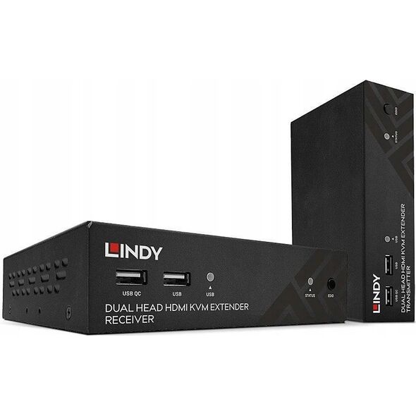Adapter USB Lindy Adap Lindy Extender Cat6 HDMI USB RS232