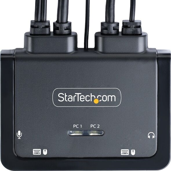 Adapter USB StarTech Cable StarTech KVM 2-Port USB A+C DP Switch 4K