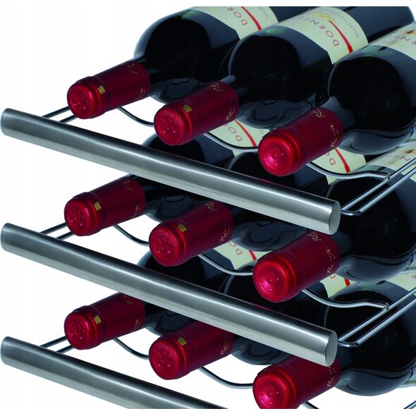 Chłodziarka do wina Caso Caso | Wine cooler | WineComfort 24 | Energy efficiency class G | Bottles capacity 24 bottles | Cooling type Compressor technology | Juodas