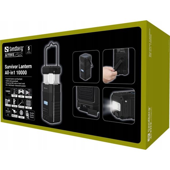 Powerbank Sandberg SANDBERG Survivor Lantern All-in1 10000