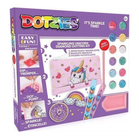 DIAMOND DOTZ Diamond Dotz Unicorn Activity Diamentowa Mozaika Zestaw DTZ10012