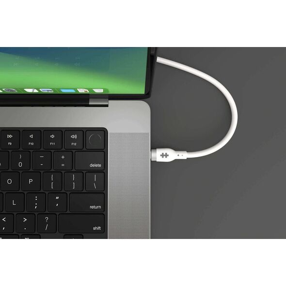 Kabel USB HyperDrive USB-C - USB-C 1 m Biały (HJ4001WHGL)