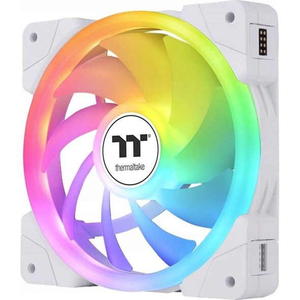 Wentylator Thermaltake SWAFAN EX12 ARGB Biały 3-pack (CL-F169-PL12SW-A)