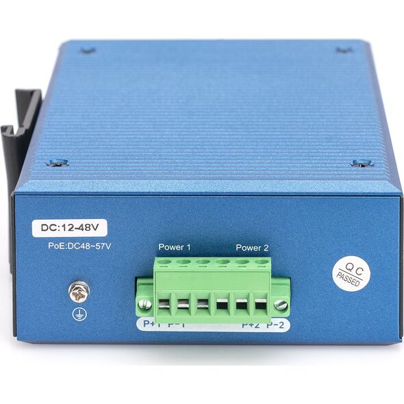 Switch Digitus DIGITUS Ind. 4+2-Port L2 managed Gigabit Ethernet Switch 4 x GE RJ45 + 2 SFP Port