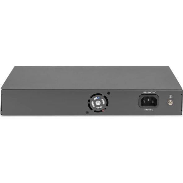 Switch Digitus DIGITUS Switch 16+2Port 2Gigabit SFP PoE schwarz