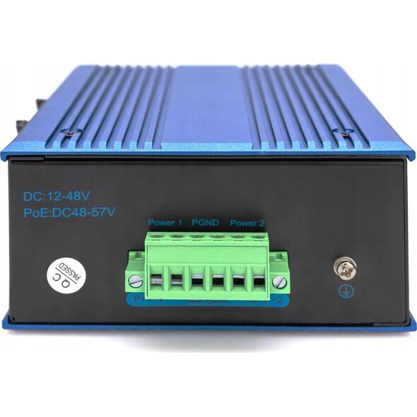 Switch Digitus DIGITUS Switch Ind. 8-Port 10/100 Unmanaged blau