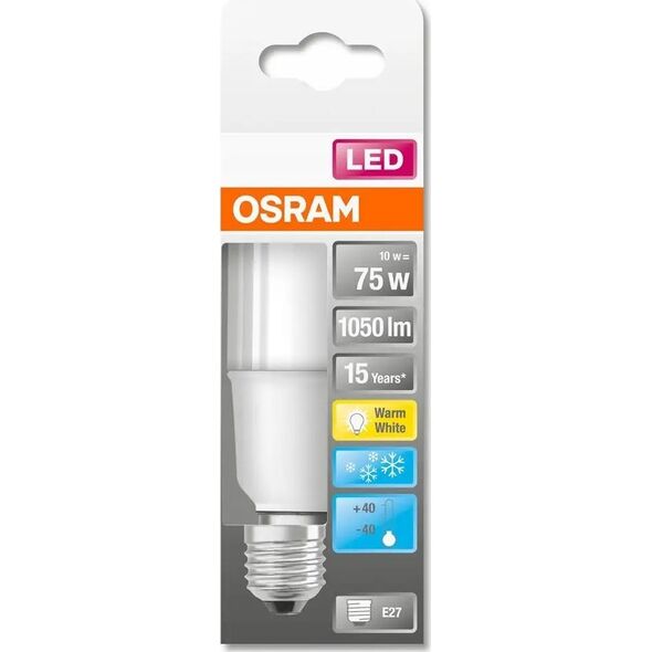Osram OSRAM LED STAR E27 9W/827 LEDSTICK75W teplá