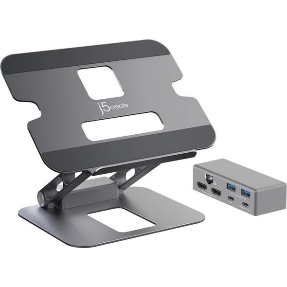 j5create MULTI-ANGLE DUAL 4K DOCKING