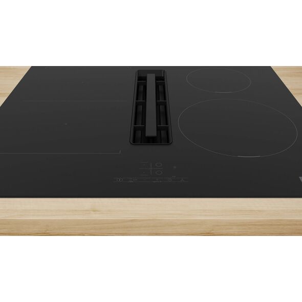 Kuchenka Bosch Serija 4, Indukcinė kaitlentė su integruota ventiliacijos sistema, 60 cm, kaitlentė be rėmo PVS611B16E