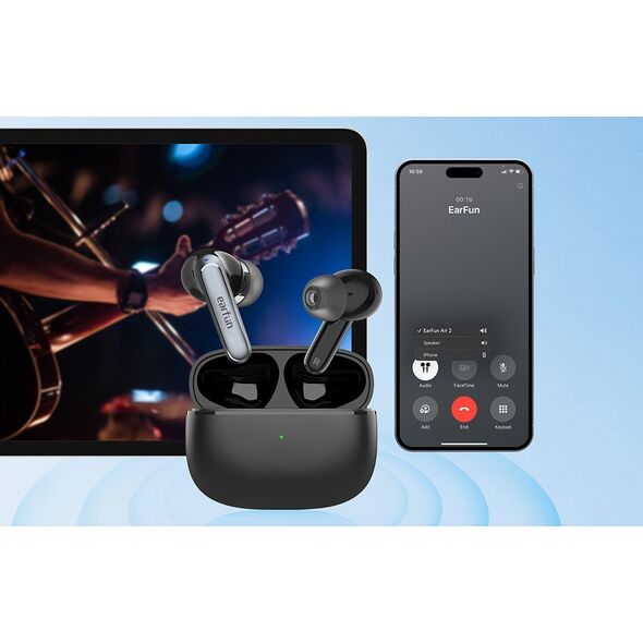 Słuchawki EarFun Air 2 czarne (TW210B)