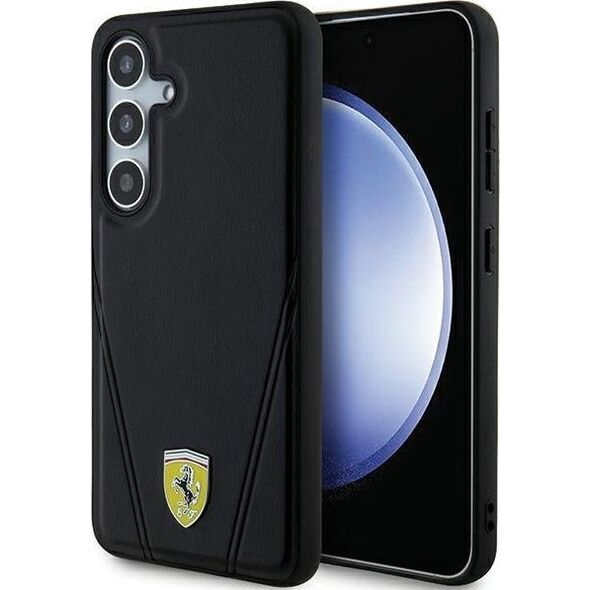 Ferrari Ferrari FEHMS24SP3BAK S24 S921 czarny/black hardcase Hot Stamp V Lines MagSafe