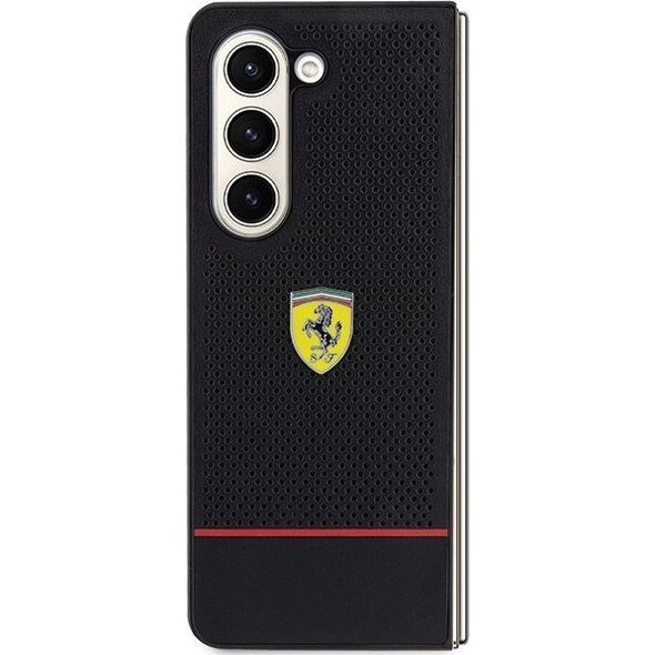 Ferrari Ferrari FEHCZFD5PSEK Z Fold5 F946 czarny/black hardcase Perforated Line