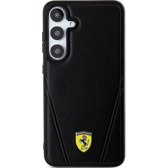 Ferrari Ferrari FEHMS24MP3BAK S24+ S926 czarny/black hardcase Hot Stamp V Lines MagSafe