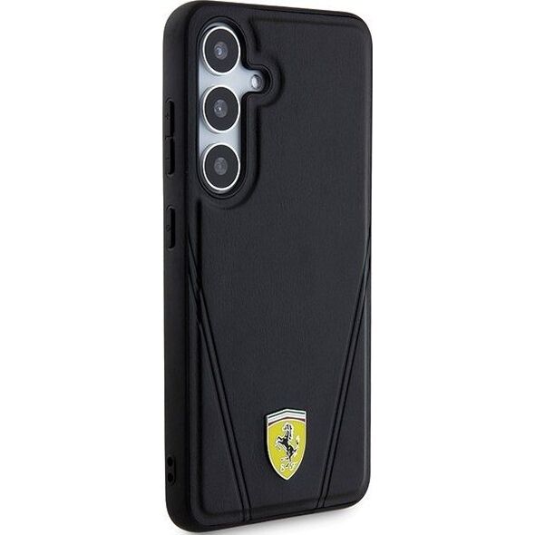 Ferrari Ferrari FEHMS24MP3BAK S24+ S926 czarny/black hardcase Hot Stamp V Lines MagSafe