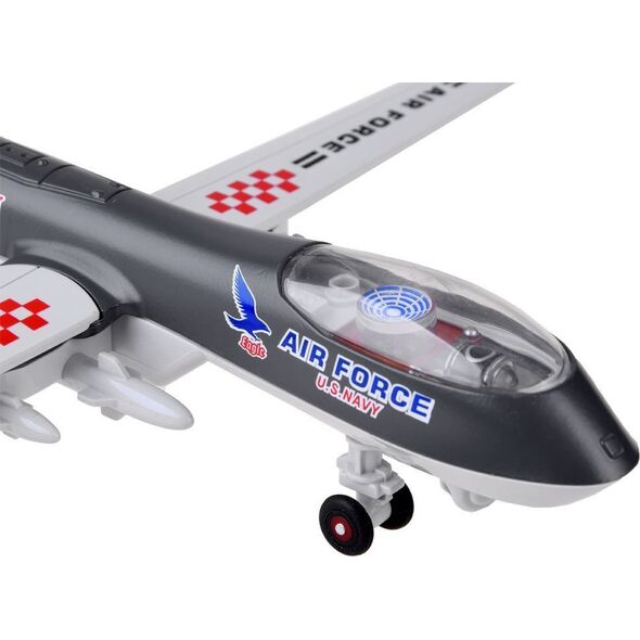 Jokomisiada Metalowy DRON wojskowy bojowy dźwięk ZA4327 CY