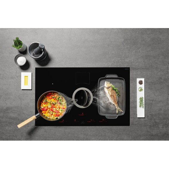 Płyta grzewcza Elica Elica NikolaTesla Switch BL/A/83, Black, Built-in, 83 cm, Zone induction hob, Glass, 4 zone(s)