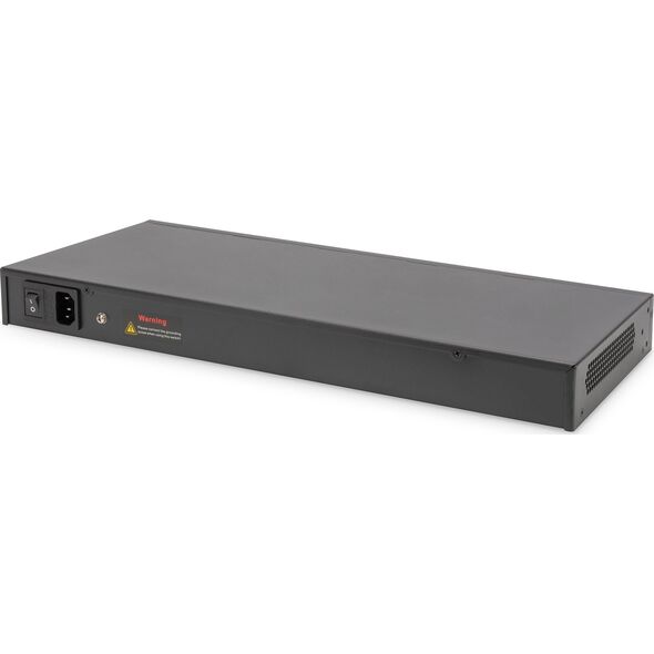 Switch Digitus Digitus 24-portowy zarządzany przełącznik gigabitowy Ethernet PoE L2
