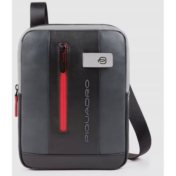 Piquadro Piquadro, Urban, Leather, iPad Sleeve, Crossbody Bag, Black/Grey, CA1816UB00, 21 x 27 x 6 cm, For Men For Men