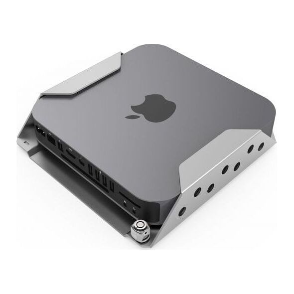 Uchwyt do komputera Compulocks Compulocks Mac Mini Security Mount with Keyed Cable Lock - Sicherheitskit - Silber - fur Apple Mac mini