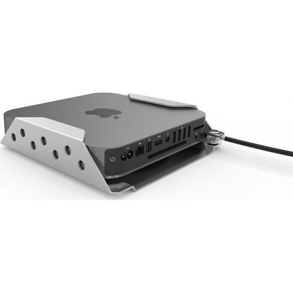 Uchwyt do komputera Compulocks Compulocks Mac Mini Security Mount with Keyed Cable Lock - Sicherheitskit - Silber - fur Apple Mac mini