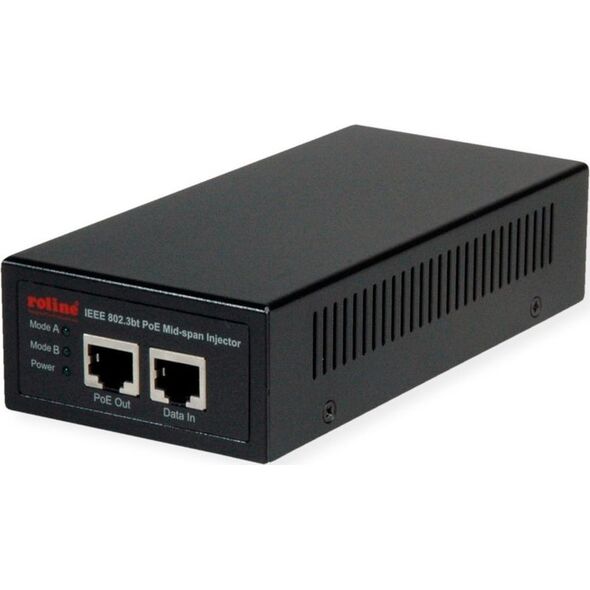Roline ROLINE Gigabit PoE++ Mid-Span injector (IEEE 802.3bt), 90W