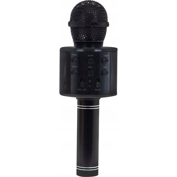 Mikrofon Karaoke Z Głośnikiem Czarny