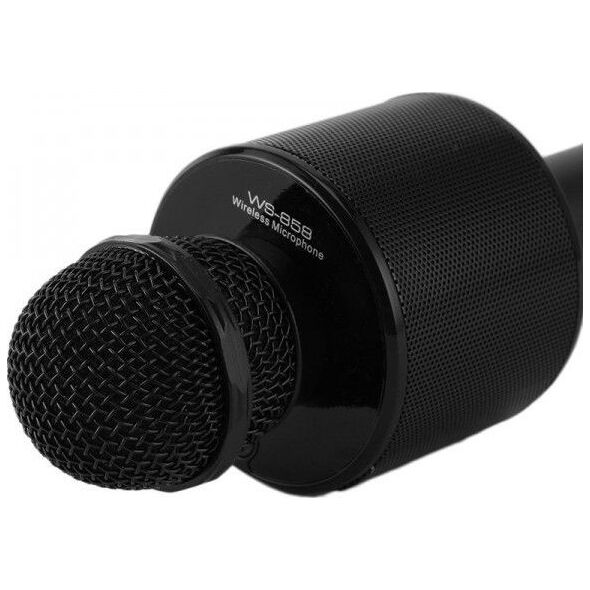 Mikrofon Karaoke Z Głośnikiem Czarny