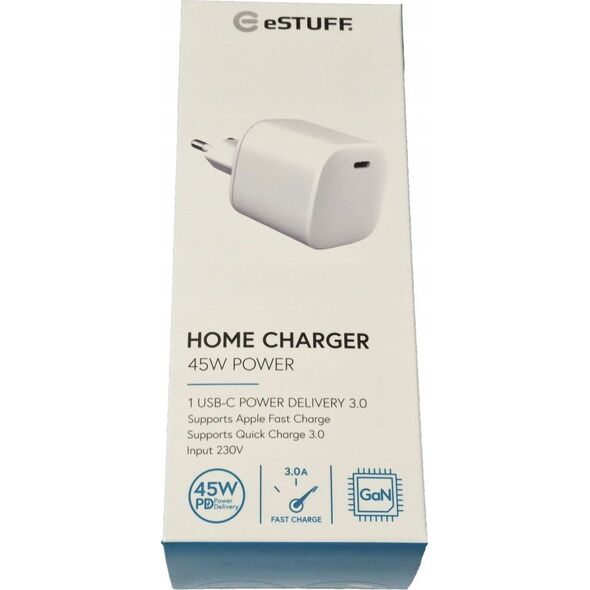Ładowarka eStuff Home Charger PD45W GaN