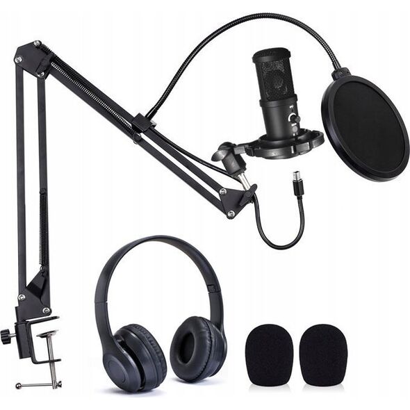 Mikrofon EasyPix MyStudio Podcast Kit inkl. Mikrofon/Kopfhörer