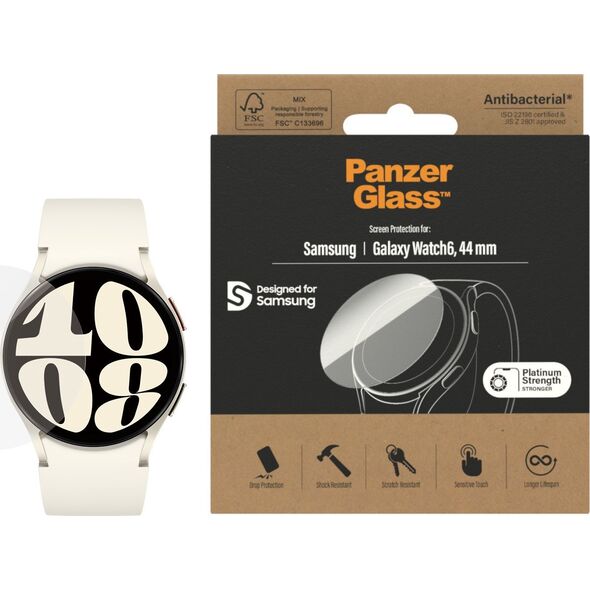 PanzerGlass Szkło PanzerGlass Samsung Galaxy Watch 6 44 mm [H]
