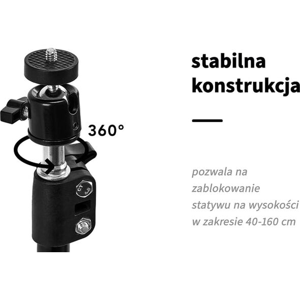 Lampa pierścieniowa Activeshop GLOW lampa pierścieniowa ring 13" bsc ze statywem 10W
