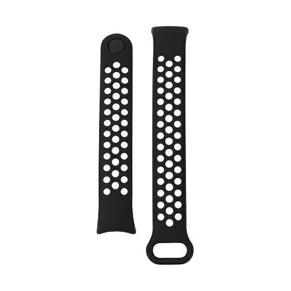 Beline Beline Pasek Mi Band 8 Design Czarno-Biały /Black-White