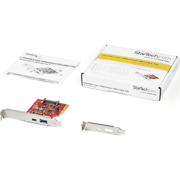 Adapter USB StarTech StarTech PEXUSB311AC3 adapter Wewnętrzny USB 3.2 Gen 2 (3.1 Gen 2)
