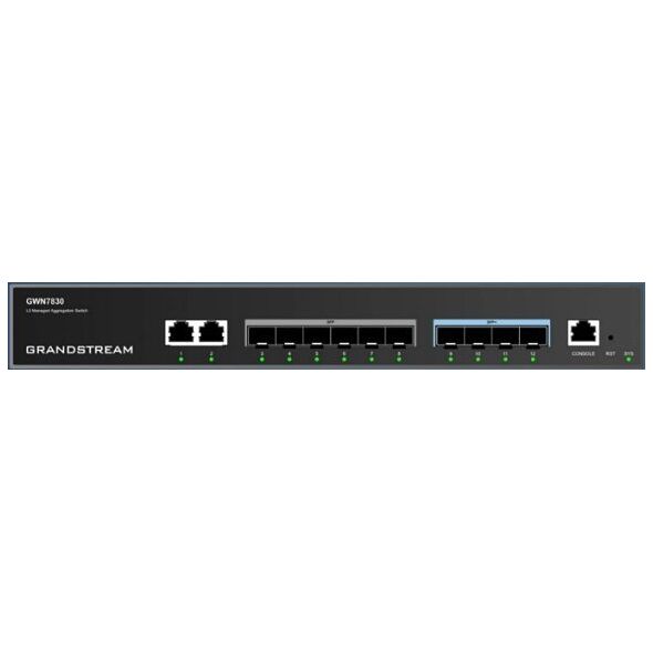 Switch GrandStream Grandstream Networks GWN7830 łącza sieciowe Zarządzany L3 Gigabit Ethernet (10/100/1000) Szary