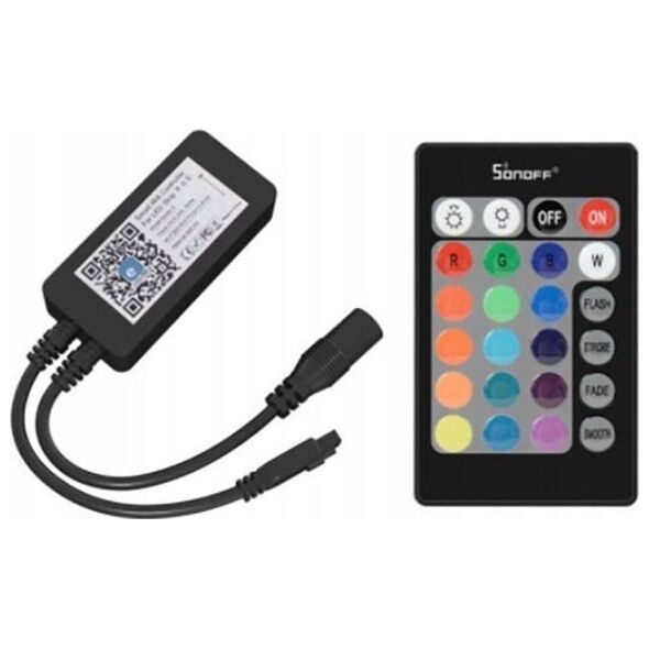 Sonoff Sonoff L2 smart WiFi + Bluetooth RGB valdiklis su IR nuotolinio valdymo pultu