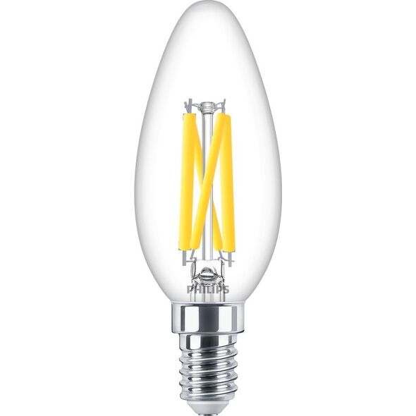 Philips Philips Candle & Lustre (Dimmable), 3.4 W, 40 W, E14, 470 lm, 15000 h, Warm glow
